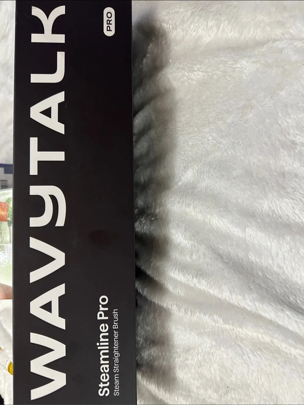 Streamline Pro Steam Straightener Brush - Black